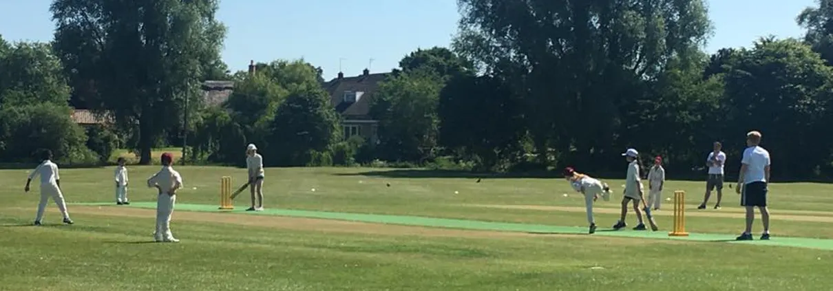 Junior cricket game