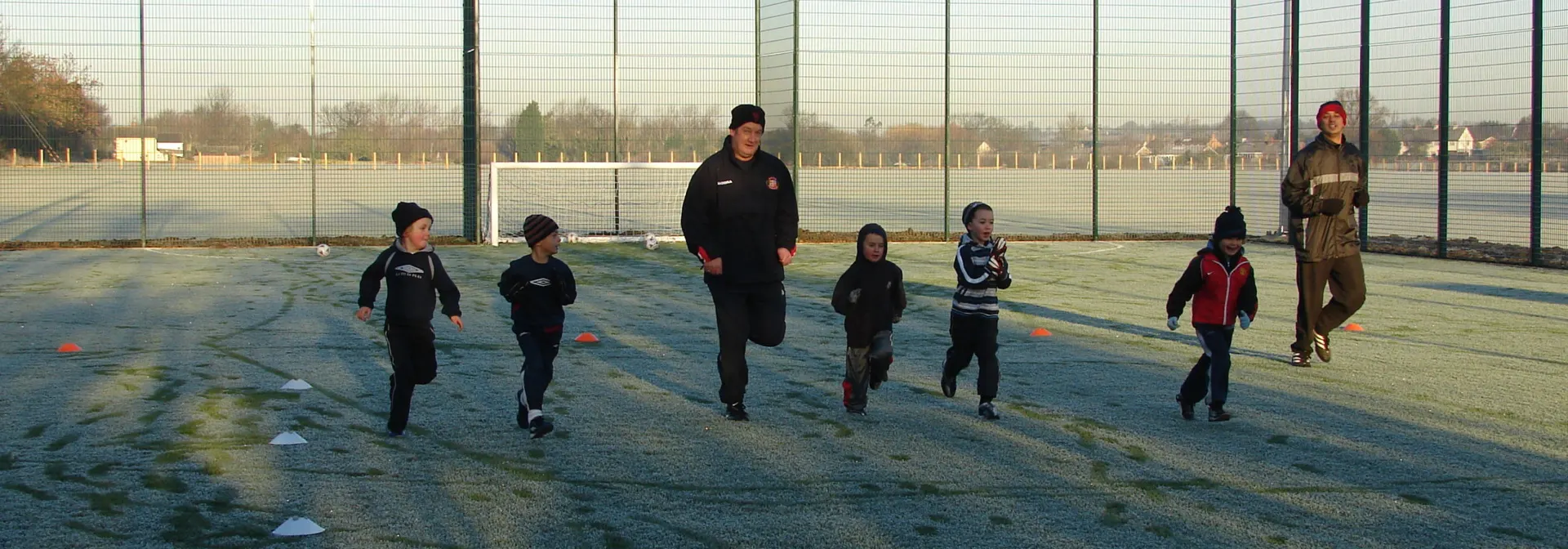 Training on the all-weather pitch