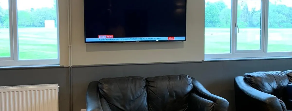 The clubhouse lounge